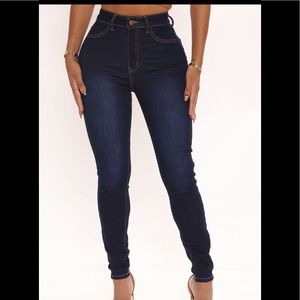 High rise super stretchy skinny jeans